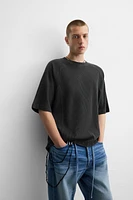 STRUCTURED WASHED T-SHIRT