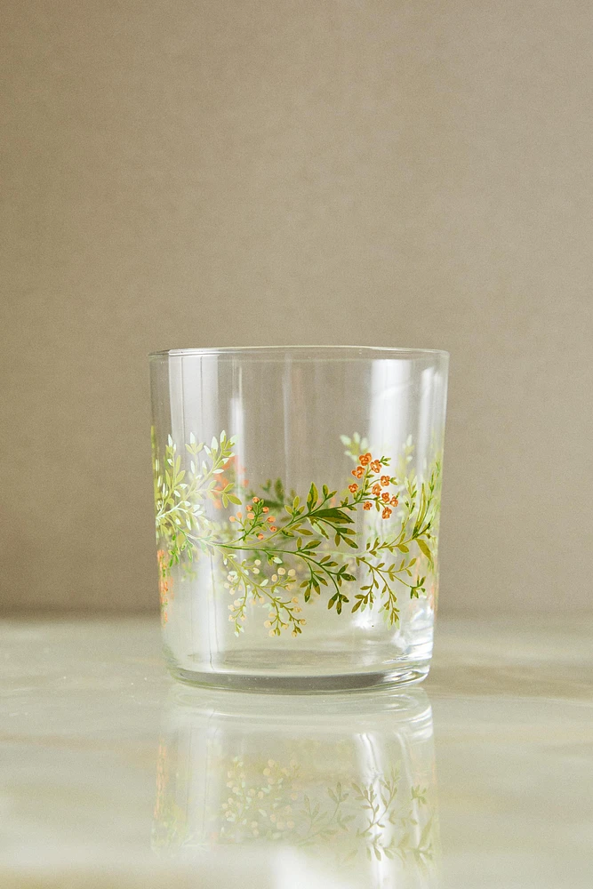 TRANSFER GLASS TUMBLER