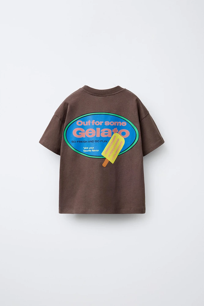 ICE CREAM PRINT T-SHIRT