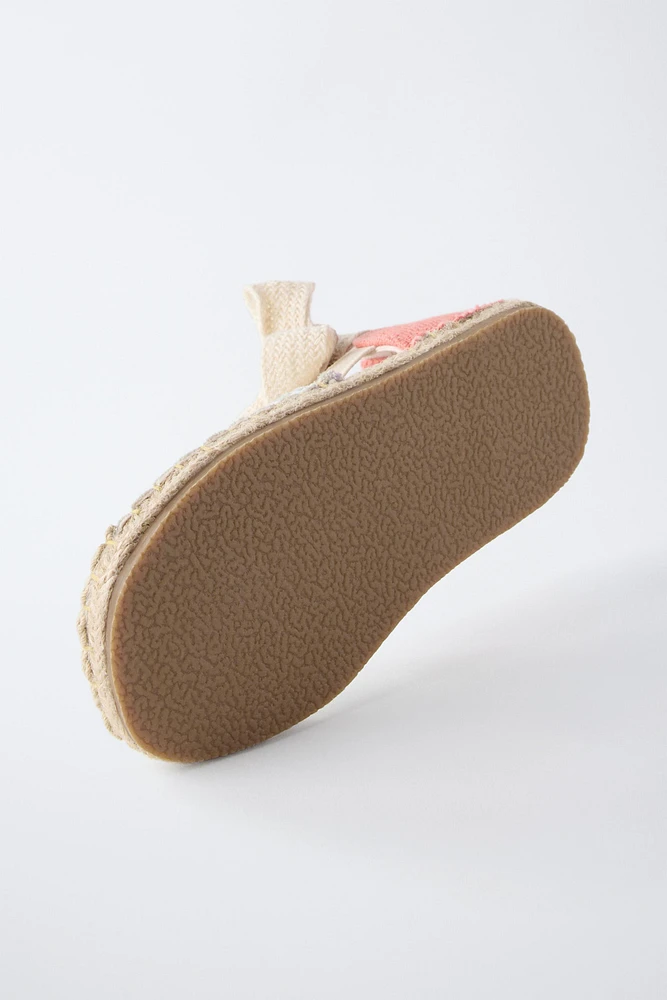 ESPADRILLE JUTE CITRONS