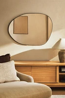 MIROIR MURAL ASYMÉTRIQUE GRAND FORMAT