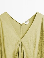 Robe kimono fluide satinée - STUDIO