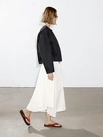 Veste bomber en coton mélangé