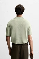 POLO EN MAILLE STRUCTURÉ