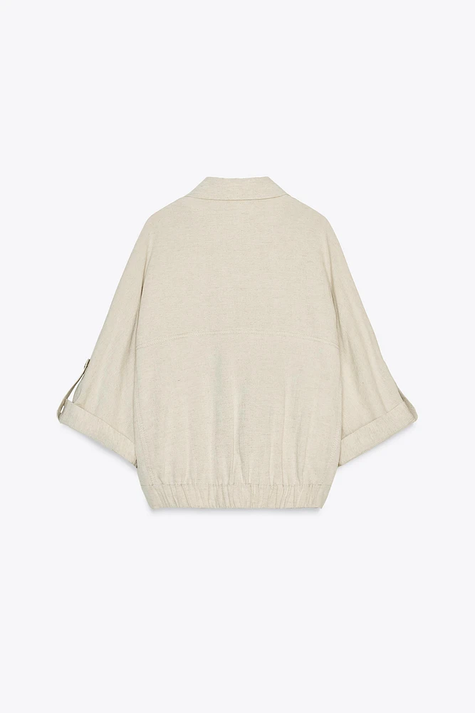CHEMISE SAFARI MANCHES COURTES
