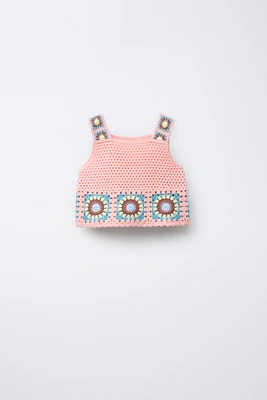 TOP EN MAILLE CROCHET