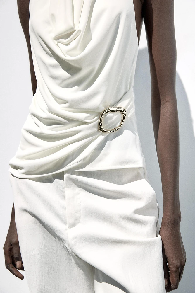 TOP DRAPÉ BOUCLE