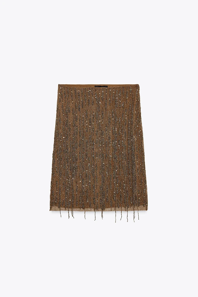 ZW COLLECTION BEADED SKIRT