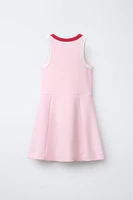 ROBE CONTRASTE AVEC MODAL