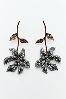 JEWEL FLOWER EARRINGS