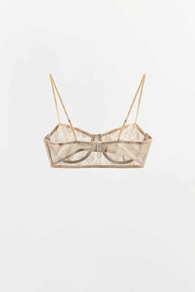 LACE UNDERWIRE BRA