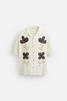 FLORAL EMBROIDERY SHIRT