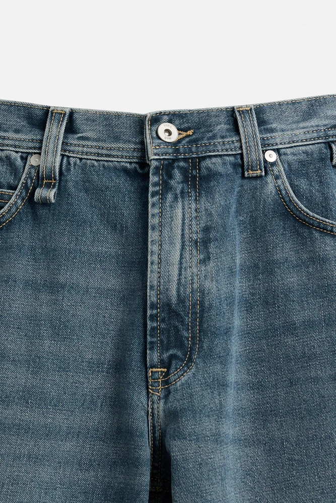BAGGY FIT CARPENTER DENIM SHORTS