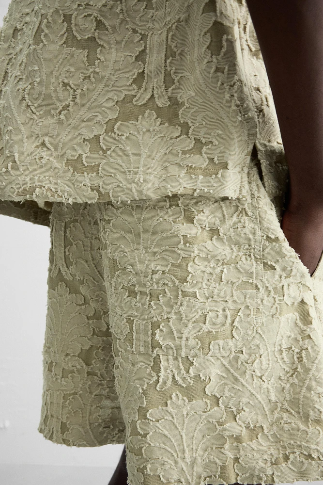 BERMUDA JACQUARD GÉOMÉTRIQUE