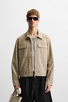 SURCHEMISE REGULAR FIT ZIP