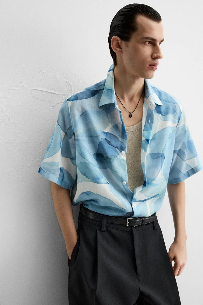 ABSTRACT PRINT SHIRT
