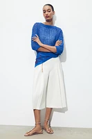FRENCH SLEEVE KNIT TOP