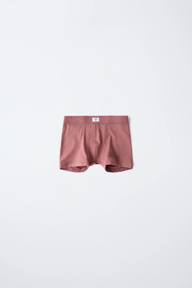 6- YEARS/ FIVE-PACK OF LABEL BOXERS