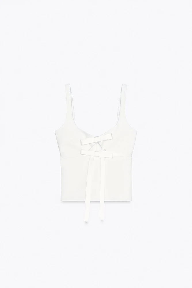 CUT OUT TIE TOP