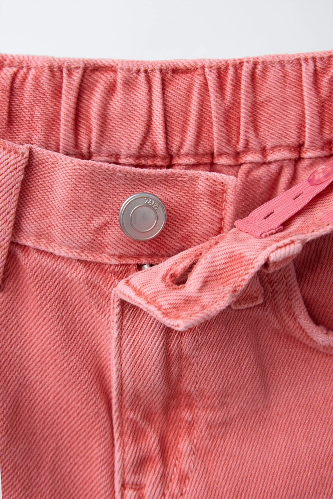 BERMUDA EN DENIM DÉCHIR