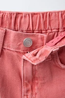 BERMUDA EN DENIM DÉCHIR