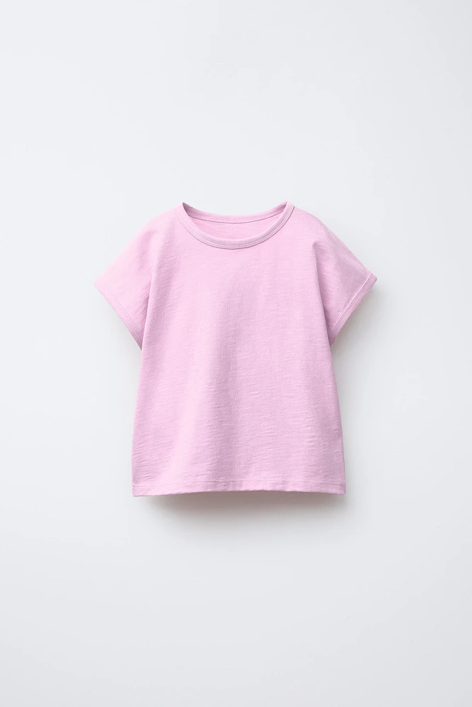 SLUB PLAIN T-SHIRT