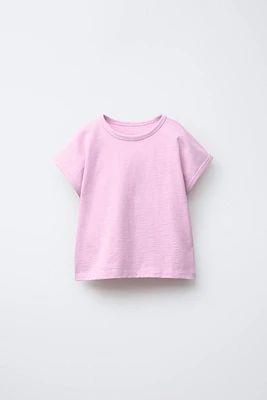 SLUB PLAIN T-SHIRT