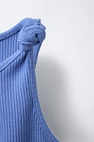 FISH KNOT RIB TOP