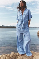 CHEMISE SAFARI AVEC LIN