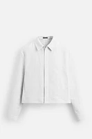 CROPPED FIT JACQUARD JACKET