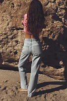 JEAN Z1975 DROIT TAILLE HAUTE LONG