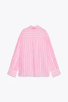 STRIPED OVERSIZED SHIRT
