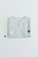 T-SHIRT EFFET DÉLAVÉ PALMIER BRODÉ