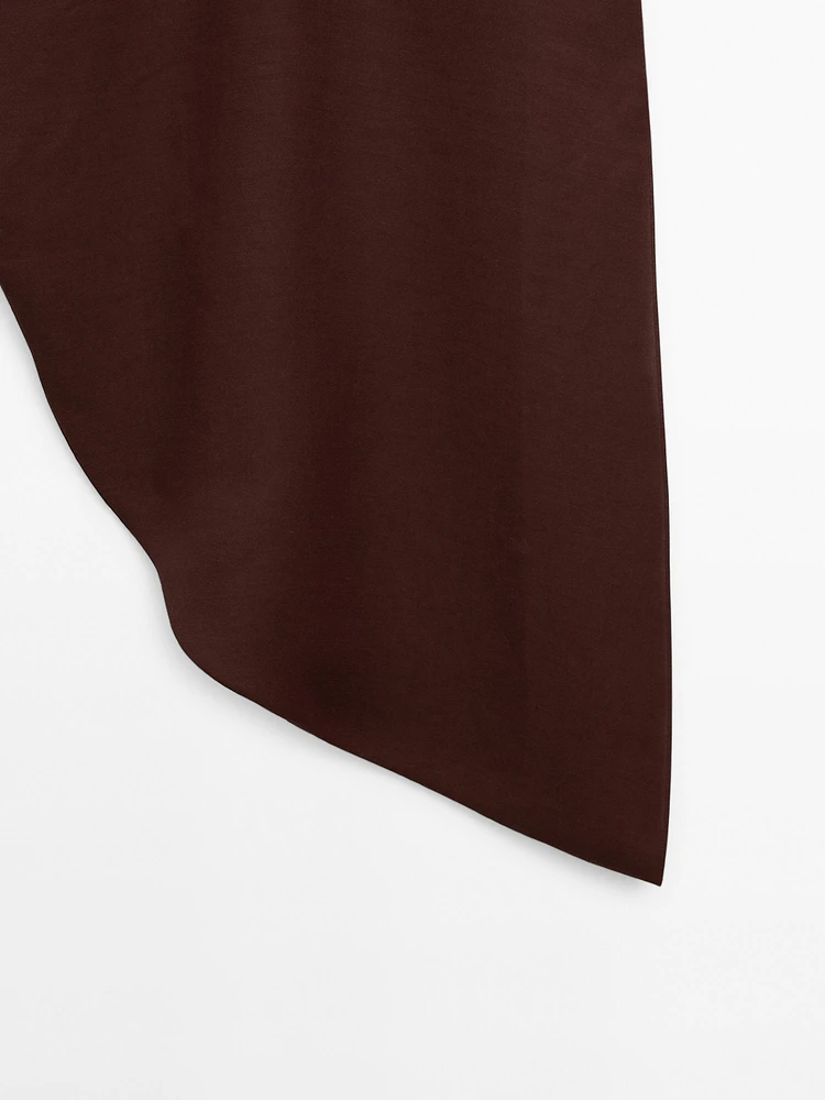 Robe midi asymétrique dans le bas - Limited Edition