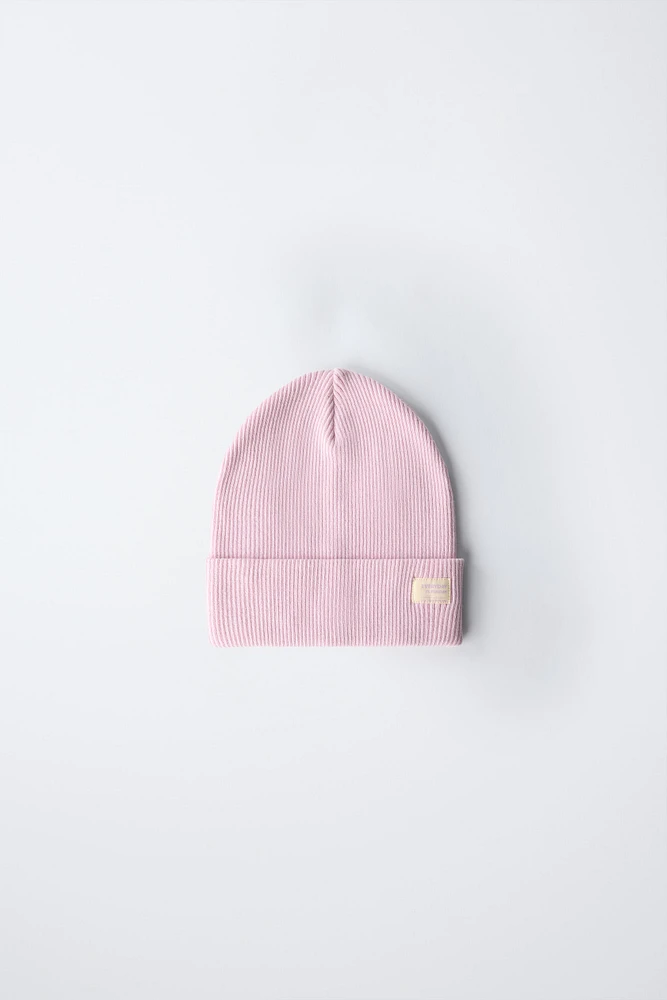 RIBBED COTTON HAT