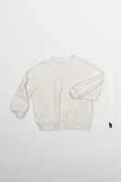 PLAIN CUT-OUT SWEATSHIRT