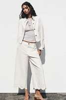PERFORATED EMBROIDERY JACKET
