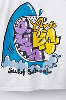 SHARK PRINT T-SHIRT