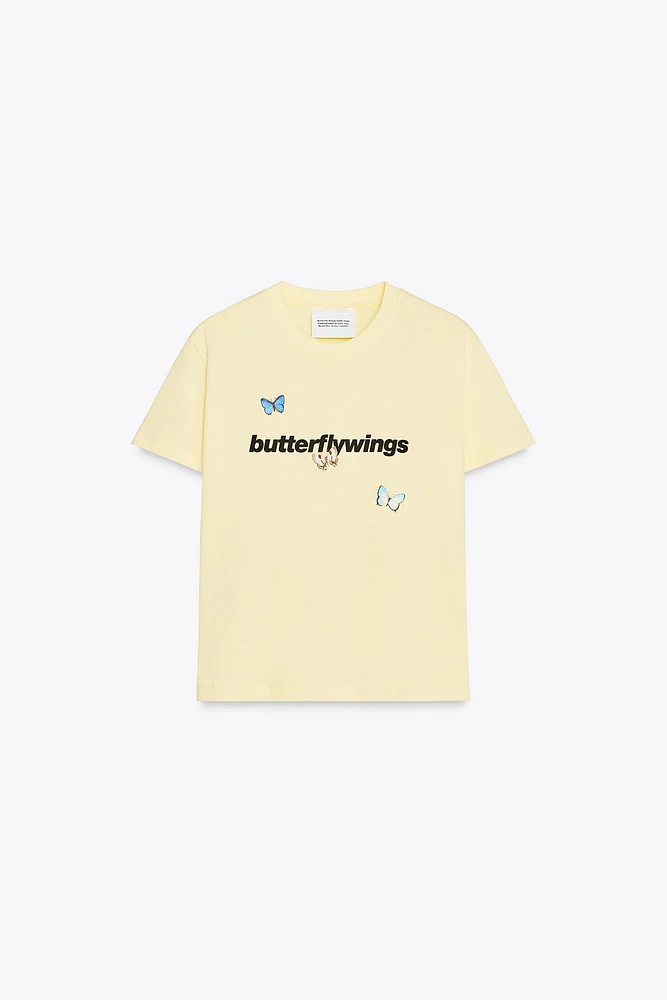 T-SHIRT IMPRIMÉ PAPILLONS MARIAN ELLIS ROWAN