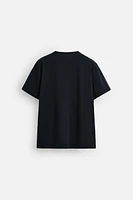BUTTON NECK T-SHIRT