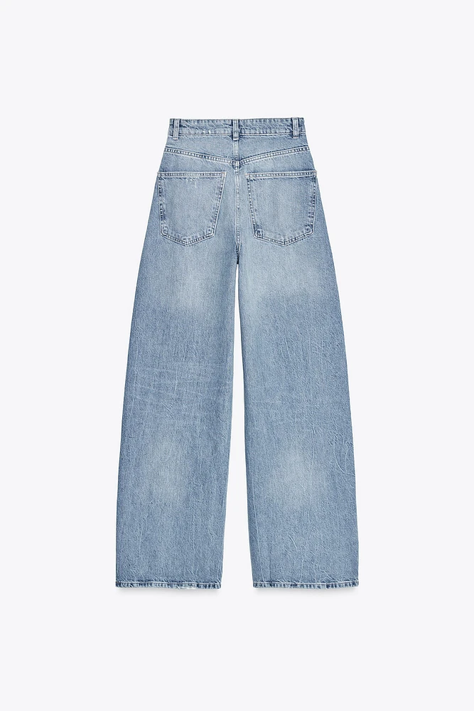 TRF HIGH RISE EXTRA WIDE LEG JEANS