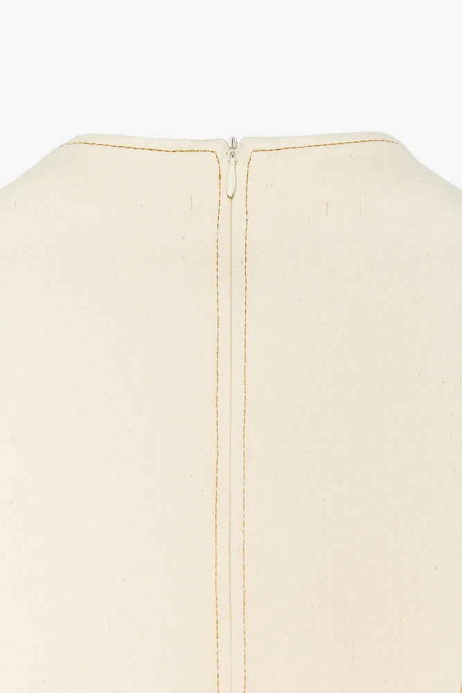 ROBE COURTE SANS MANCHES