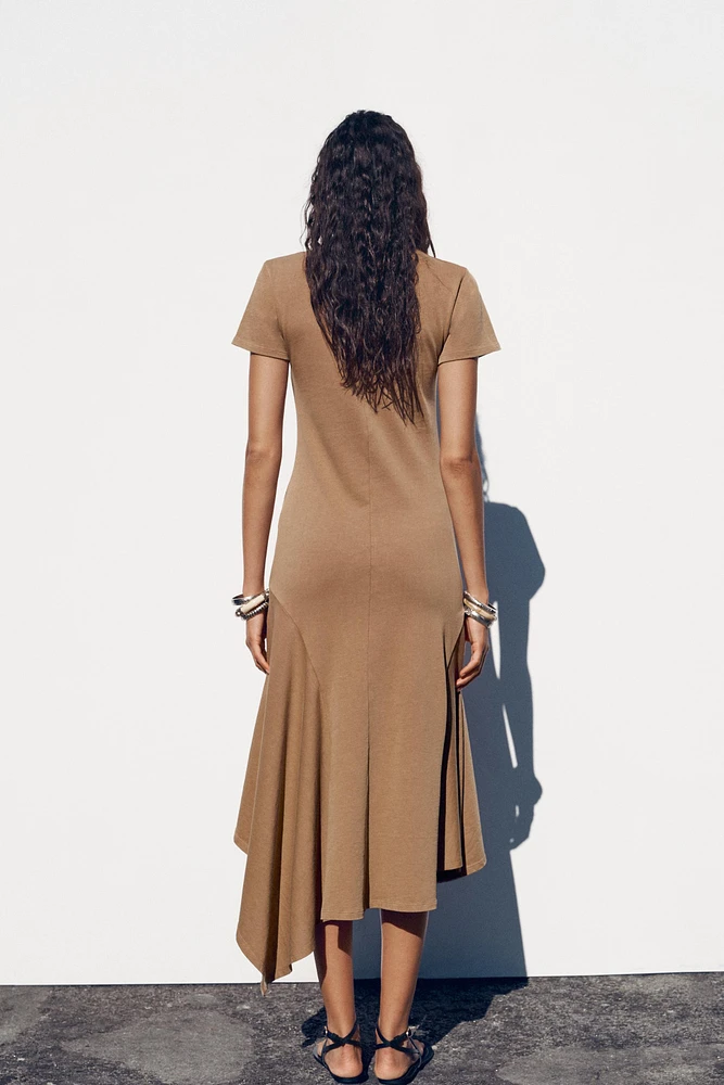 ASYMMETRIC WASHED DRESS