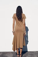 ASYMMETRIC WASHED DRESS