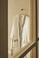 (420 GXM²) COTTON LINEN BATHROBE