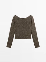 Pull en maille ajourée