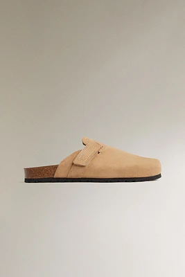 SABOTS CUIR SURPIQÛRES