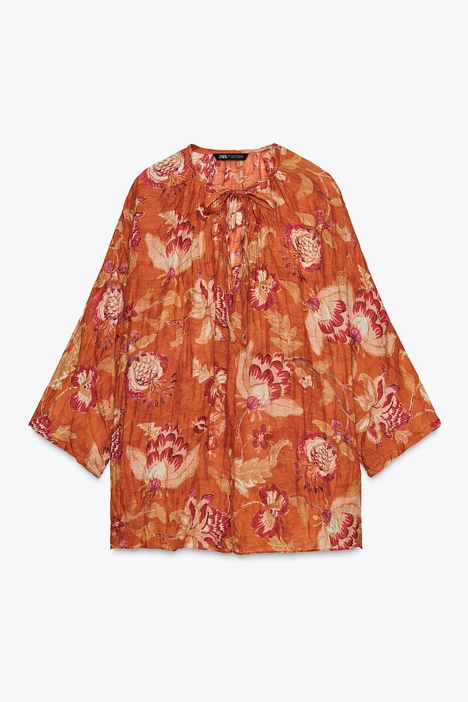 CHEMISE FROISSÉE RAMIE 100 % ZW COLLECTION