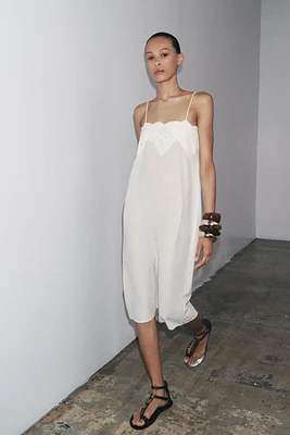 ROBE À BRETELLES BRODÉE ZW COLLECTION