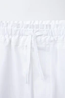 POPLIN JOGGER PANTS